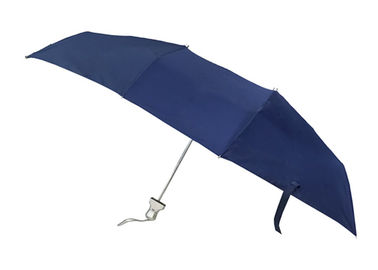 21インチの二重人々のための風変りで創造的な傘3の折目マニュアルの開いた終わり